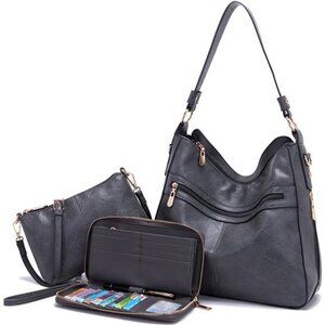 Women Large Crossbody Bags Ladies Satchel Shoulder Handbags Purse and Wallet